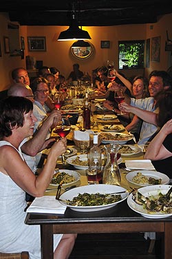 The Caravanserraglio restaurant in the Sibillini area