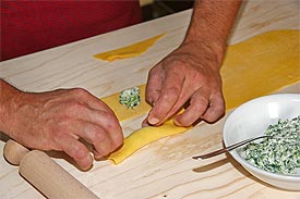 pasta leren maken in Marche Italie