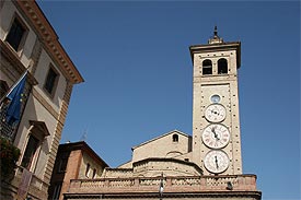 the tower of tolentino, marche