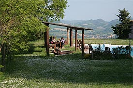 Bijkomen en genieten van landschap Italie Marche