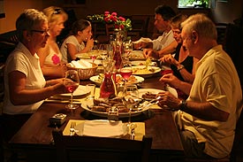 Italian dishes at the Caravanserraglio restaurant Italian culinary traditions