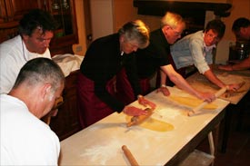 Learning about Italian cooking traditions, Marche Art tours Marche Italy