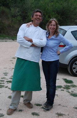 Your hosts Phaedra and Ennio, agriturismo Caravanserraglio, Italy Tours in Marche