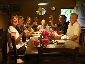 Dinners at the Caravanserraglio restaurant, marche Italy Italian Cooking, marche