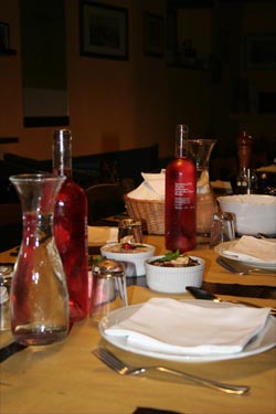 The Caravanserraglio restaurant Italian dinner, Italy