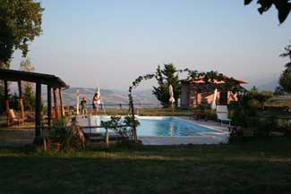 De Italie vakantiehuizen hebben een groot zwembad 