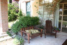 Kruidenplanten in de tuin van het vakantiehuis Italie