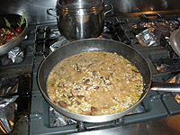 Risotto con i funghi porcini. Risotto con i funghi porcini.