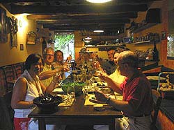 Learn to cook in Italian kitchen while sipping 
	  vernaccia wine and enjoying the Marche ambience in a Italian cooking school class.
