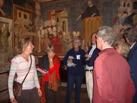 Kunstworkshops, Tour in Italie