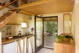 Slaapkamer in het vakantiehuis Marche