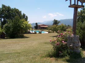 Appartement met zwembad, Marche Italie