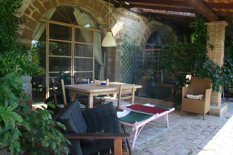 The Veranda of the house Self Catering Marche