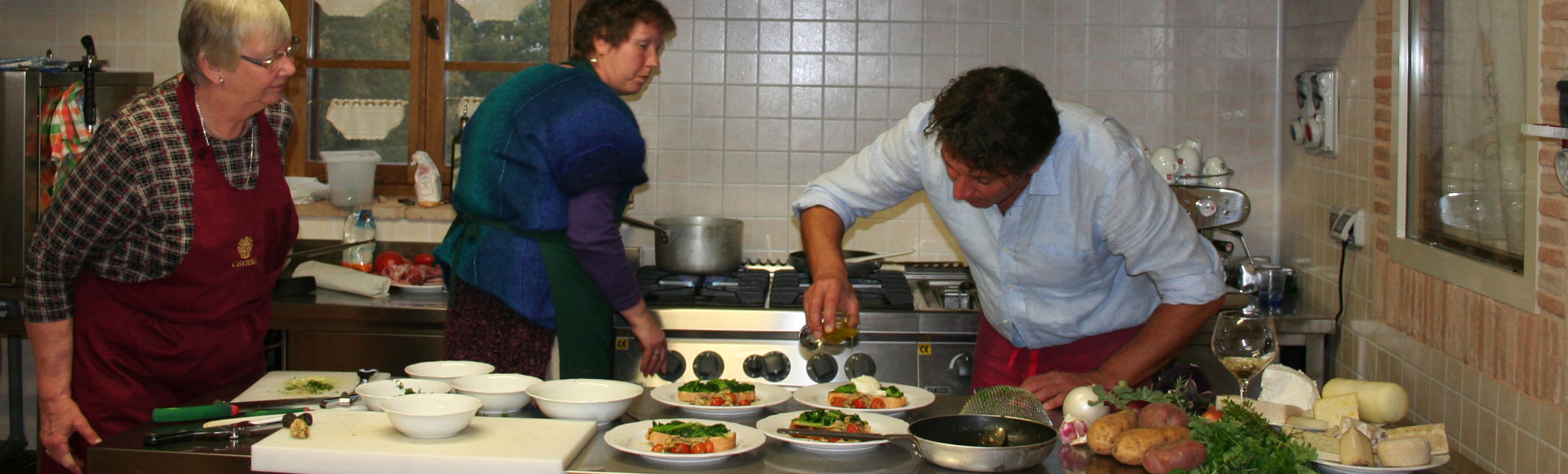 Cooking classes with visit to local cellars in Marche Italy