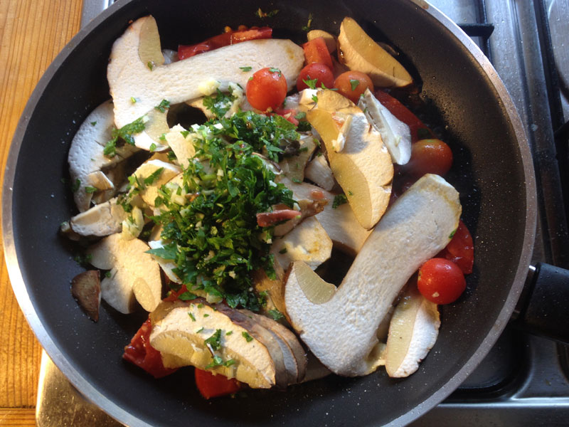 Mushrooms risotto