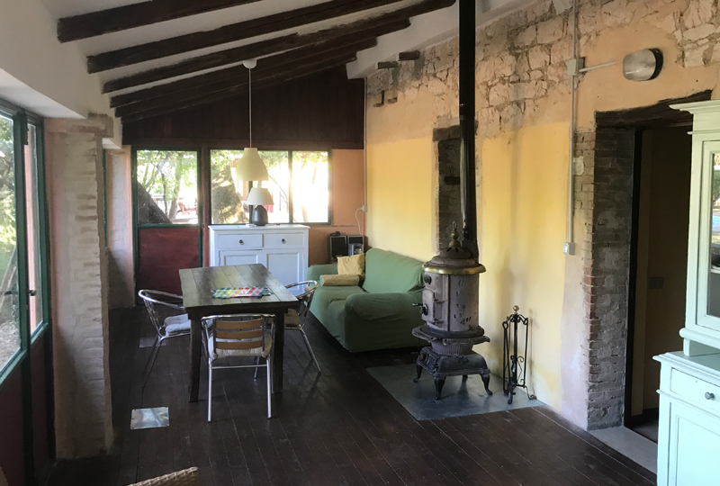 view of the veranda, porch, Self Catering in Marche