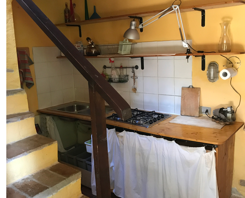 the kitchen, Villa Marche