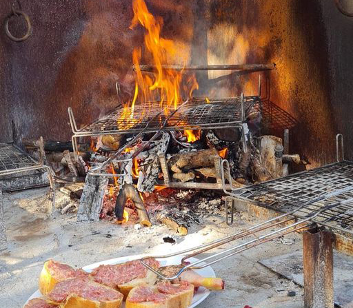 il barbecue a disposizione degli ospiti per indimenticabili grigliate