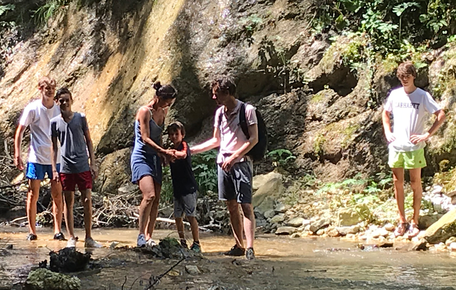 Excursion to the river Gole del Fiastrone