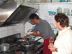 Learn to cook in Italian kitchen in a Costumized cooking classe while sipping vernaccia wine and enjoying the Marche ambience in a Italian cooking school class.