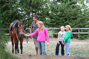 horse riding lesson